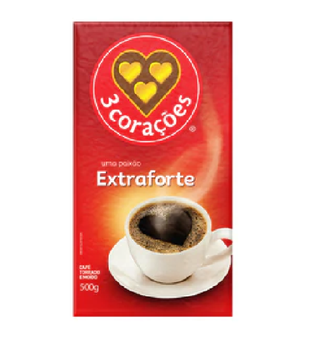 3 coracoes Cafe Extraforte 500g