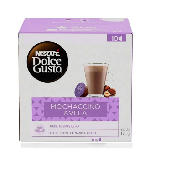 Cápsulas Dolce Gusto Mochaccino Avelã 10 Cápsulas - Caixa