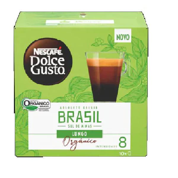 Dolce Gusto Café Brasil lungo orgânico 10 capsulas  80g