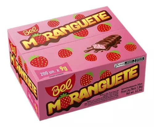 Caixa De Bombom De Chocolate Moranguete - 200 Unidades X 9g