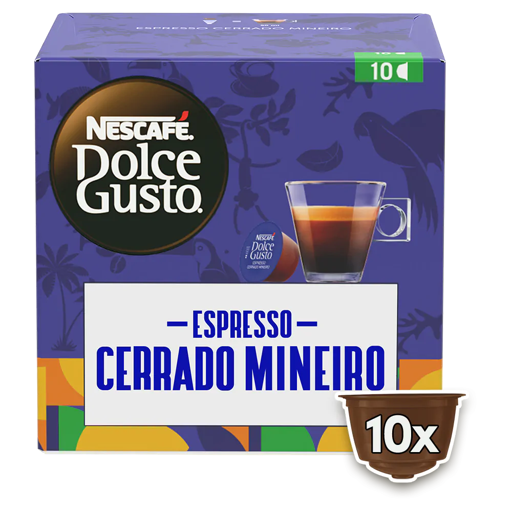 Dolce Gusto Café espresso cerrado mineiro 10 cápsulas  60g