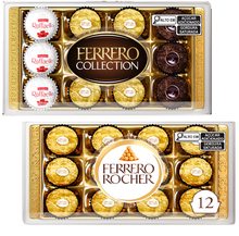 Carregar imagem no visualizador da galeria, Bombons Ferrero Rocher Tradicional e Collection 12 Unidades
