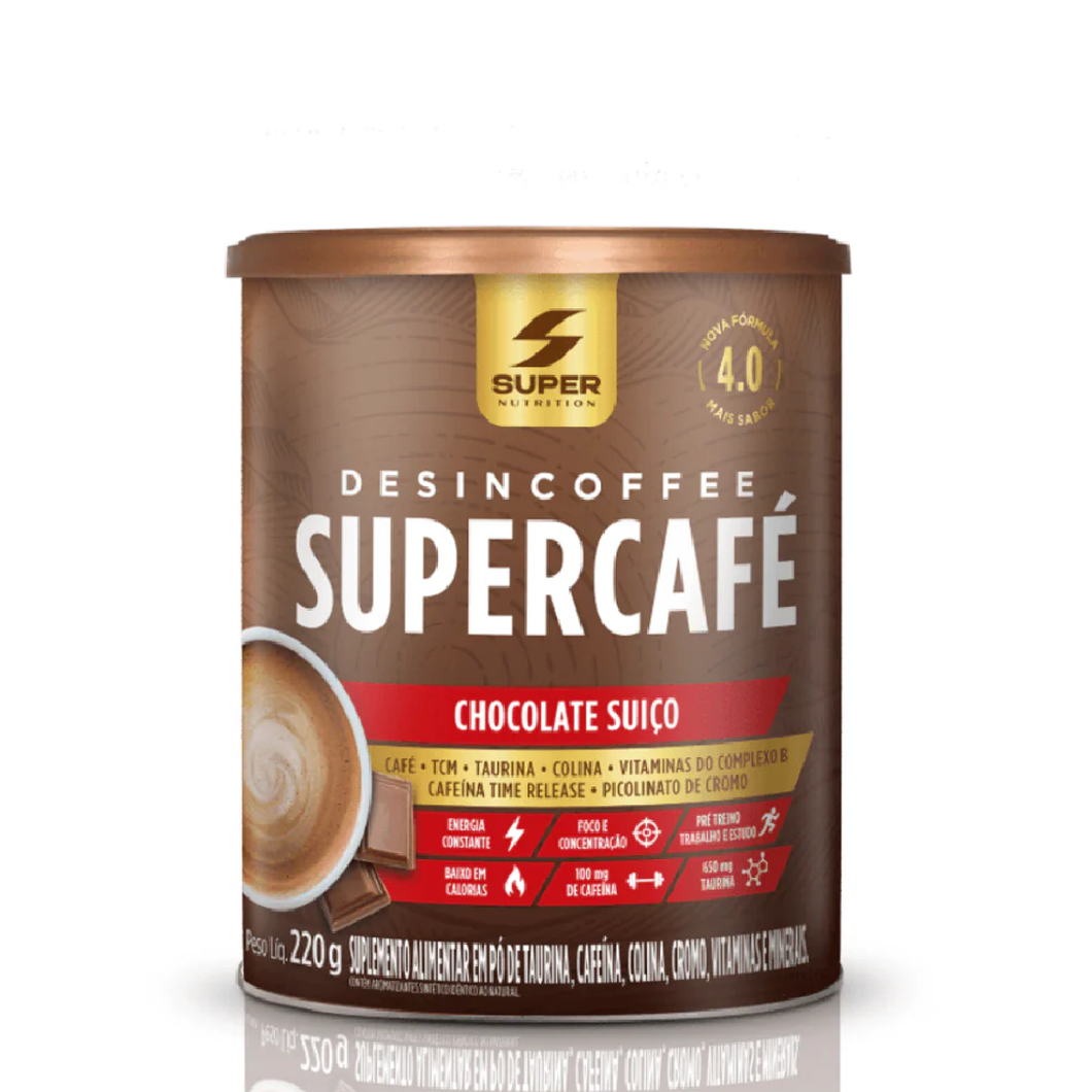 Desincoffee Supercafé Chocolate Suíço Desincha 220g