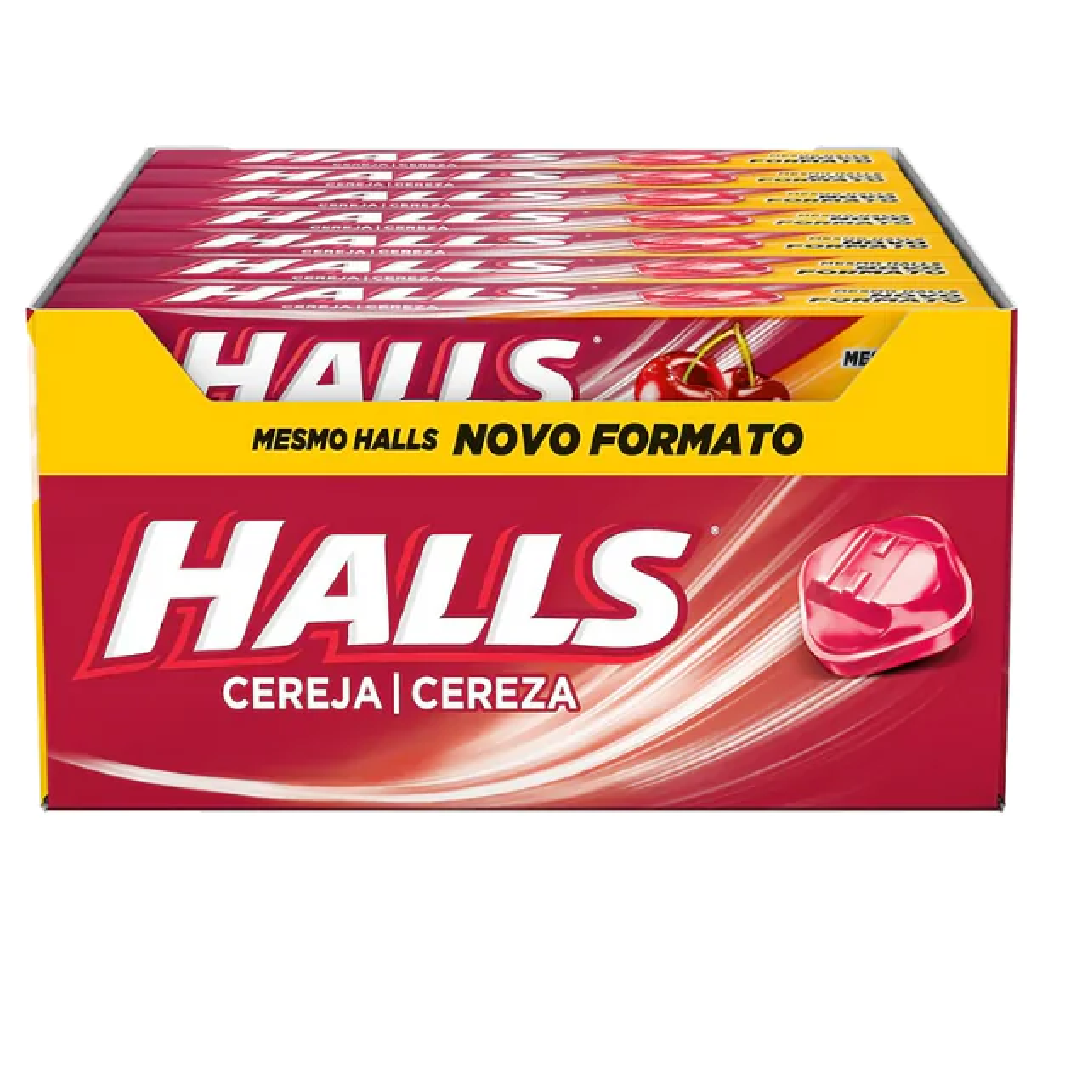 Halls Drops Cereja Caixa 21 x 28g  588g