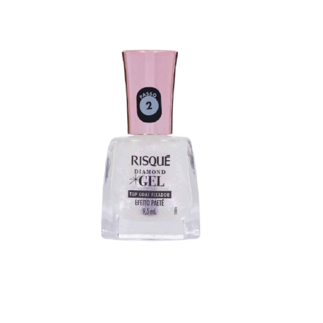 Risque Esmalte Diamond Gel Top Coat  9,5 Ml