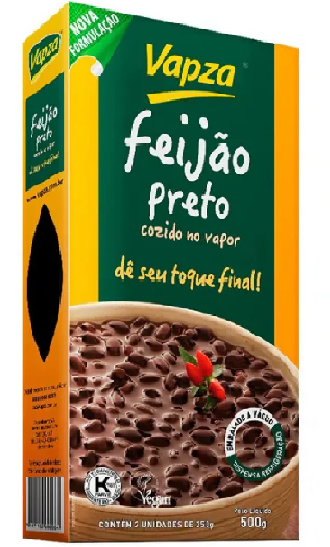 Vapza Feijao Preto 500 Gr.