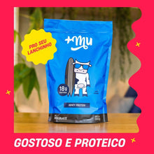 将图片加载到图库查看器，WHEY CONCENTRADO +MU - CHOCOLATE - REFIL 900G
