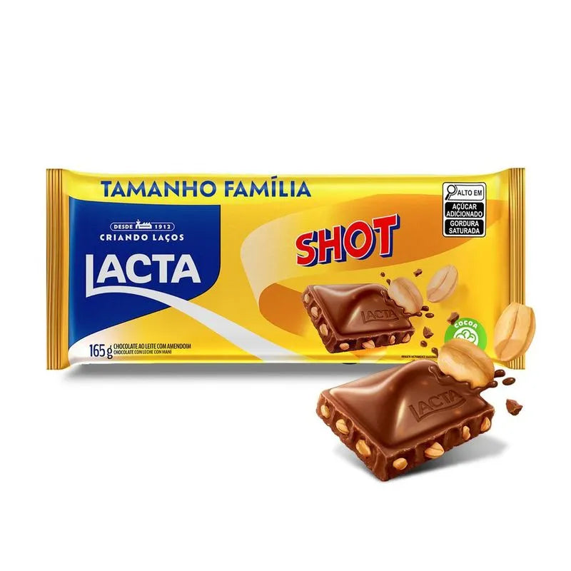 Lacta Chocolate Shot Tamanho Familia 165gr