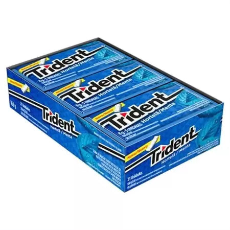 Trident Chiclete trident sabor hortela caixa 168Gr