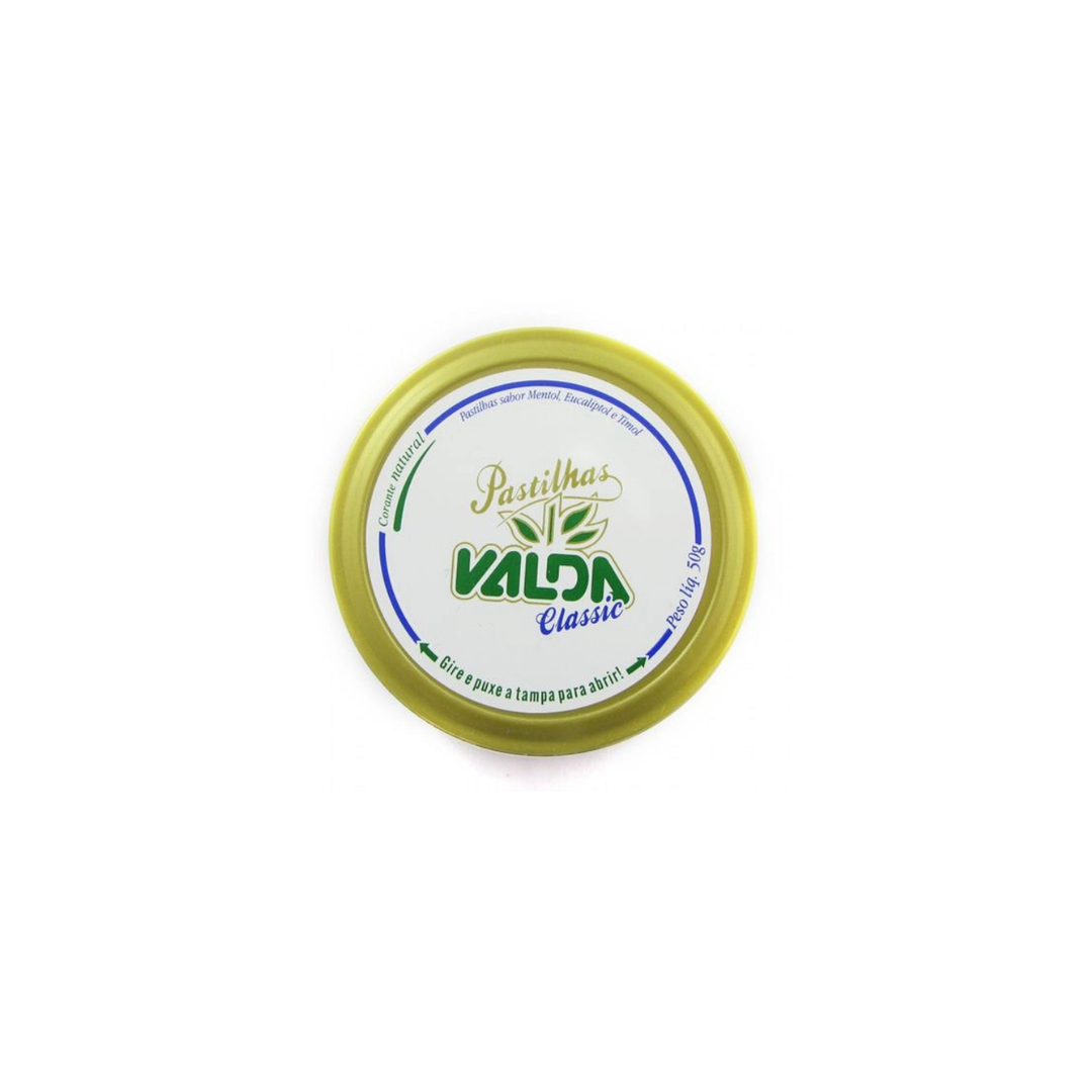 Valda Classic Pastilhas Flavor Menthol Eucalyptol And Thymol 50Gr ...