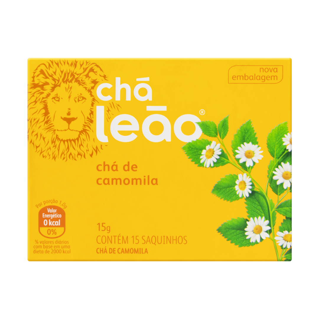 Mate Leao Cha de Camomila 15 Saquinhos 15g