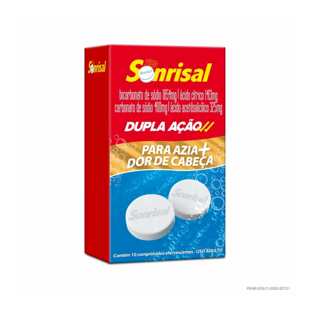 Traditional Sonrisal With 10 Effervescent Pills