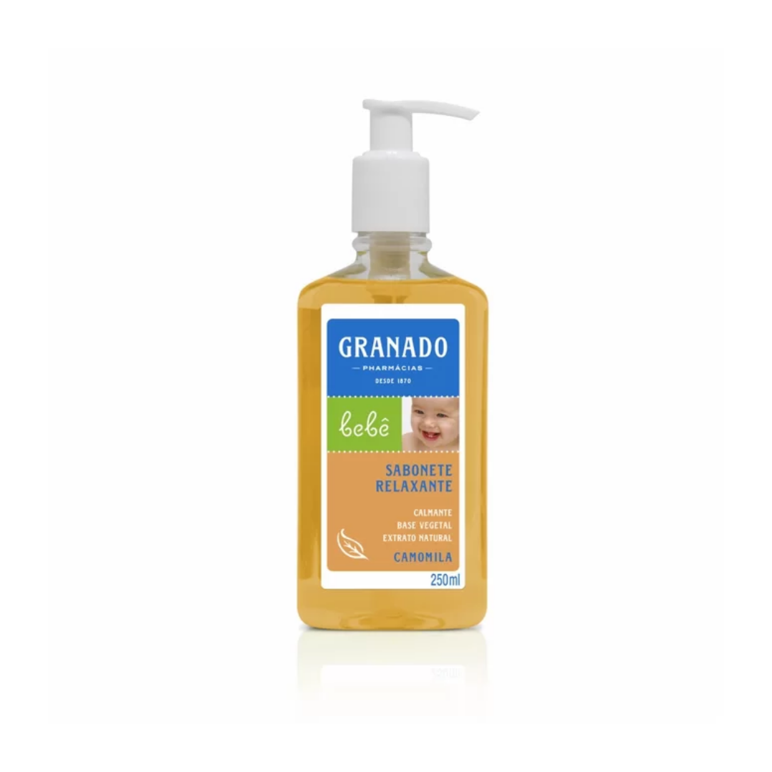 Sabonete Líquido Glicerina Bebe Camomila Granado 250 Ml