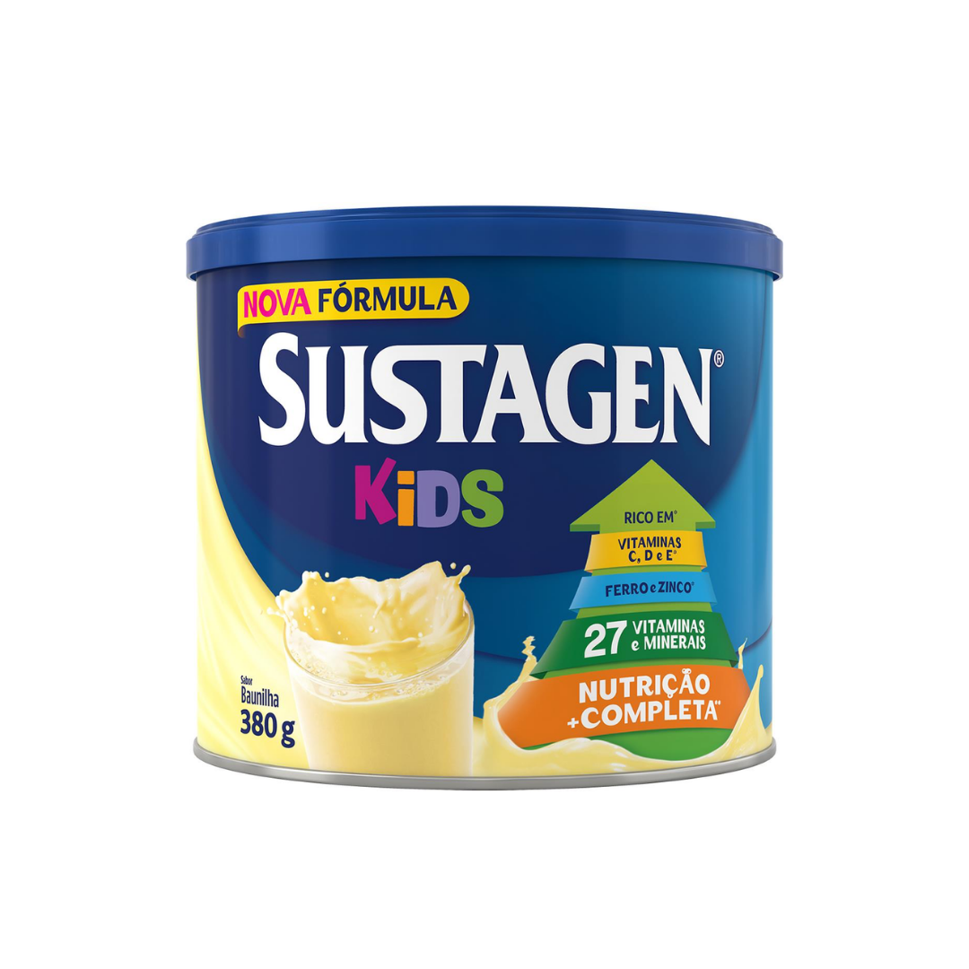 Sustagen Kids Pó Para Preparo De Bebida Baunilha 380 Gr.